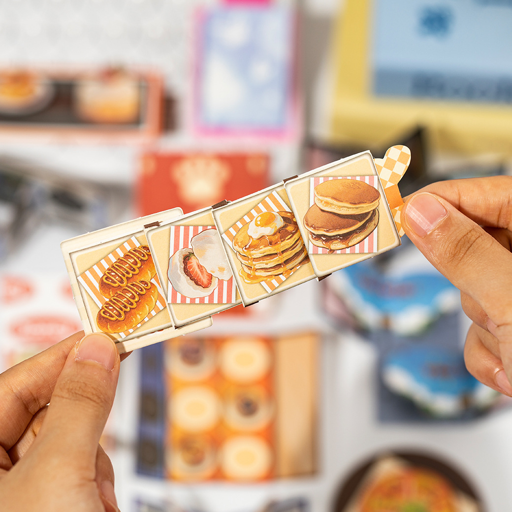 Una colección de instituciones de idioma y ocio este fin de semana, libro de contabilidad manual tridimensional creativo y divertido, libro de órganos de rompecabezas plegable