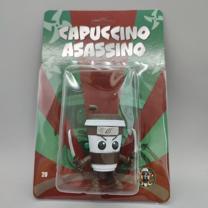 国境を越えた外国通格山と海の古典フィギュアtungtungsahurサボテン象木製スティック男の装飾品|undefined
