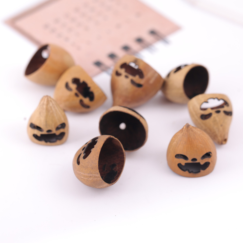 cáscara de fruta campana accesorios de materia prima planta natural cáscara de fruta campana de viento cáscara de fruta campana accesorios hechos a mano material diy image 11