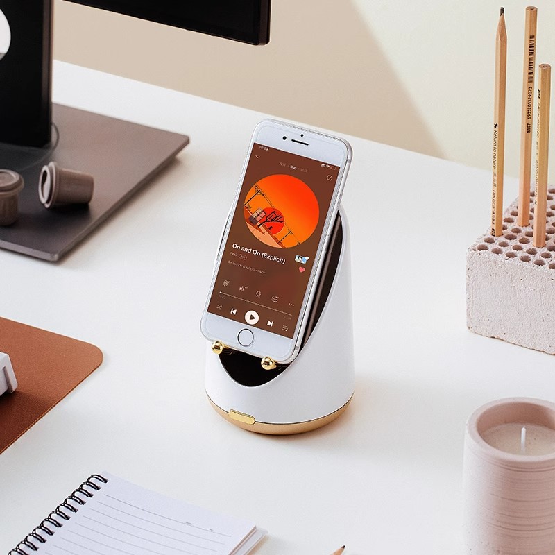 Беспроводная Bluetooth-колонка с индукционной зарядкой J600 дерево