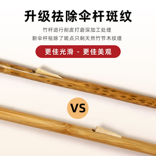✅ Oil-Paper Umbrella 4Th Generation Upgraded Pole Ancient Style Umbrella Intangible Cultural Heritage Handmade Odorless Full Wear Umbrella Chinese Style Han Dynasty Rain