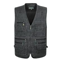 L 18627 Oversized Men's Vest with Pockets �����ڴ�����