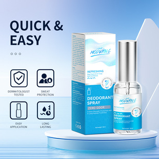 Cross-border DEODORANT SPRAY Body Odor Clean Water for Men and Women Underarm Deodorant Antiperspirant Spray English
