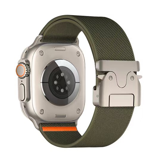 适用iwatchs10苹果手表表带 10代弹力尼龙伞扣applewatch表带批发|undefined