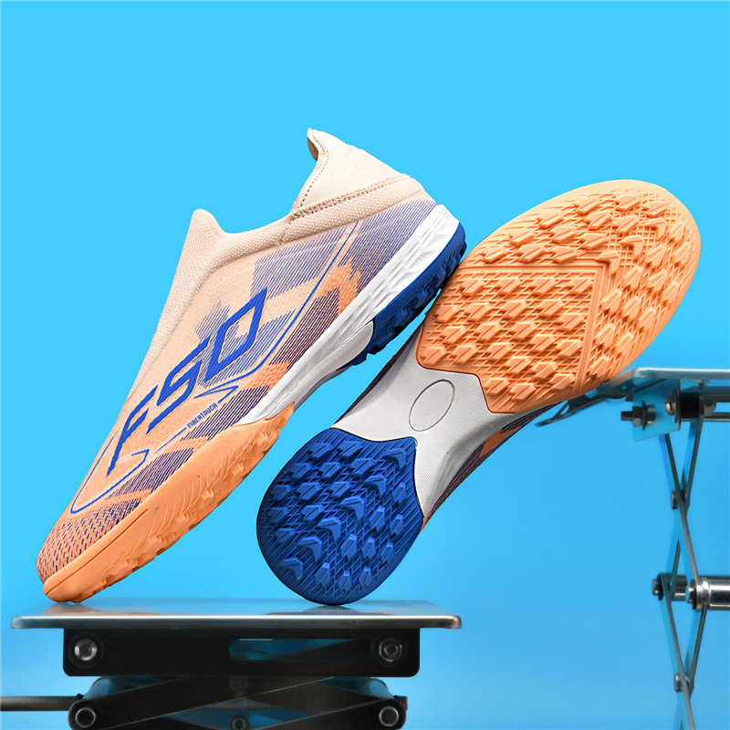 Zapatos de Fútbol de Entrenamiento Juvenil con Suela de TPU Ligeros y Flexibles para Césped Natural y Artificial