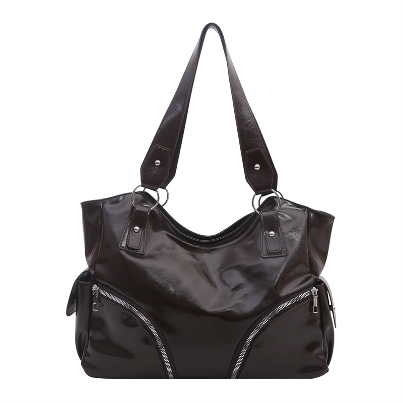 2026 nuevo retro de gran capacidad bolso de hombro de viaje de moda de mujer bolso de brazo universal bolso simple