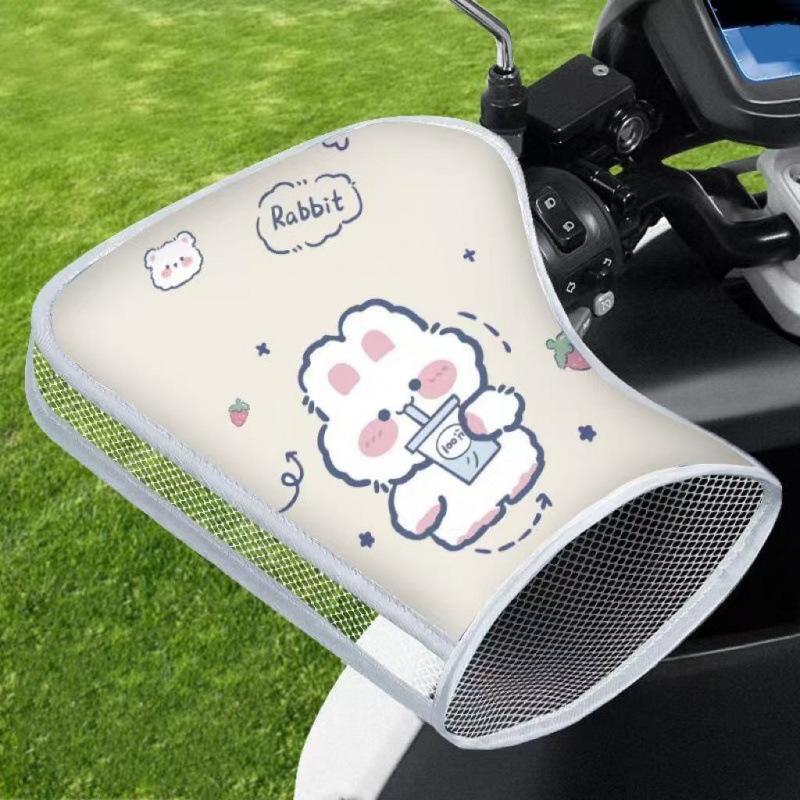 전기 자동차 자외선 차단 핸들 커버, 여름 전기 자동차 오토바이 장갑, 차양, 방수 및 방풍 배터리 핸들 커버, 핸드 커버