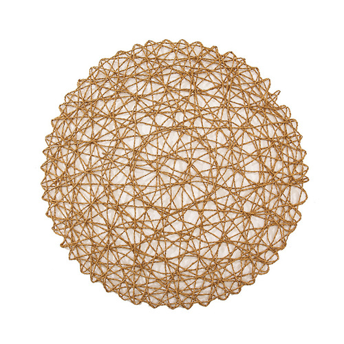 Japanese-style paper grass woven western table mat, table heat insulating mat, round table mat, INS cup mat, pot mat, bowl mat, household use