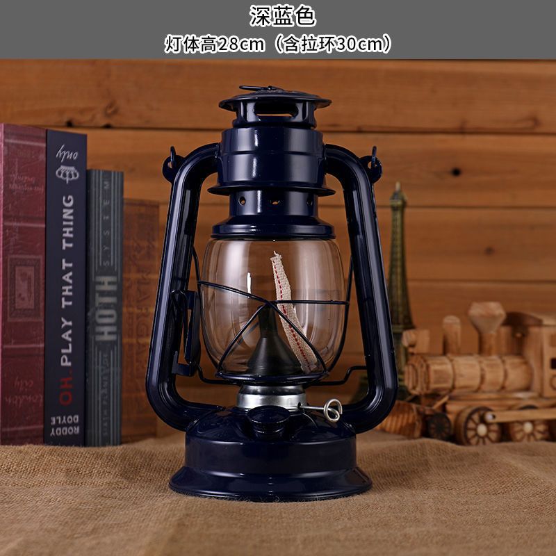 lámpara de aceite retro lámpara de caballo lámpara de queroseno portátil lámpara de camping lámpara de camping lámpara de camping lámpara de decoración de lámpara de campamento accesorios de fotografía