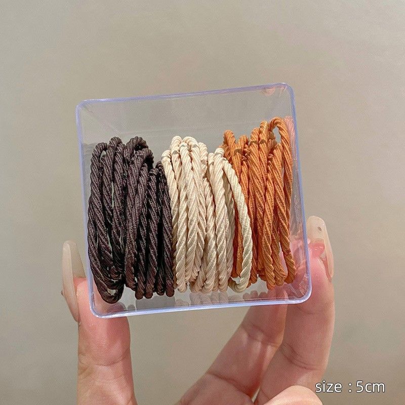 Coleteros desechables, gomas pequeñas para el cabello para niños, gomas para el cabello que no dañan el cabello, gomas para niñas, coleteros de alta elasticidad, accesorios para el cabello.