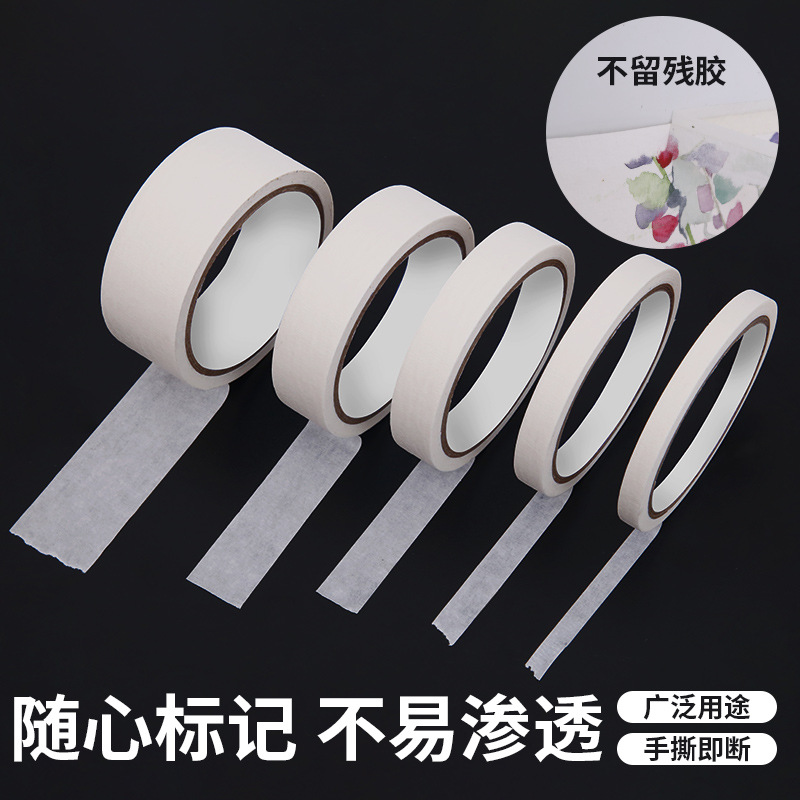 High viscosity decorative paper tape wholesale adhesive paper spray paint decoration can be hand tor