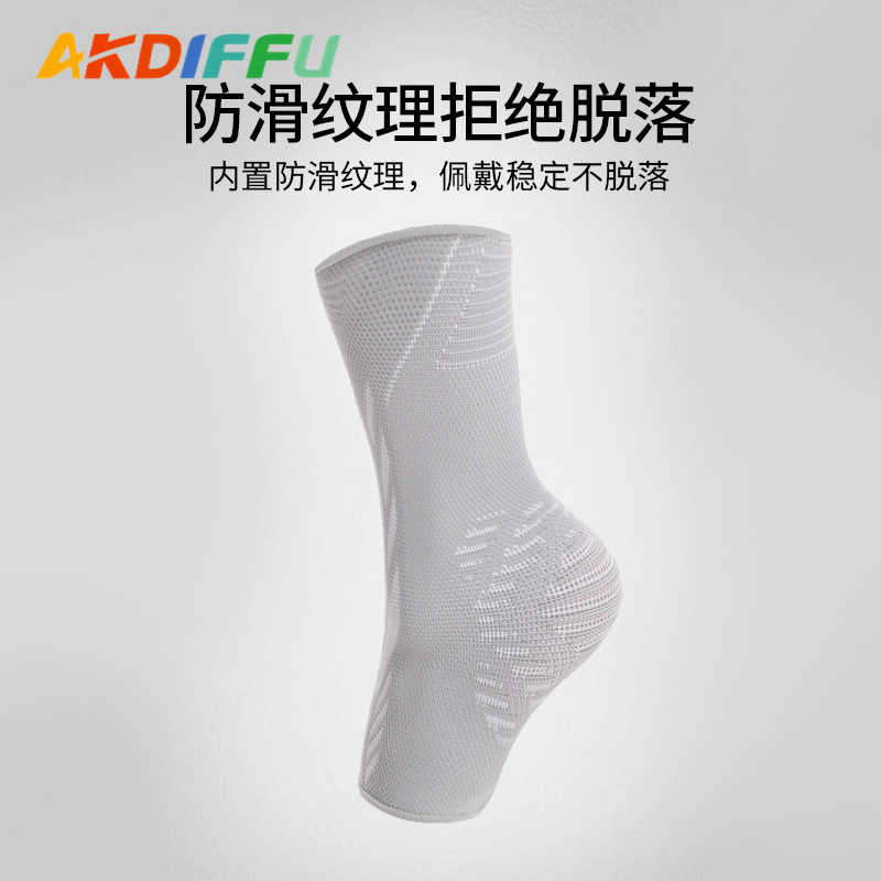 Protección de tobillo de punto transfronterizo adultos compresión baloncesto voleibol color nylon protección de tobillo Equipo de Protección deportiva