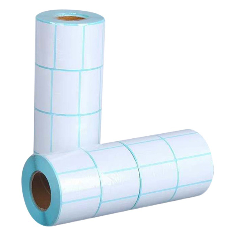 Tres papel de impresión de código de barras autoadhesivo termosensible 100*100*150*80*60*7020 papel de etiqueta térmica en stock