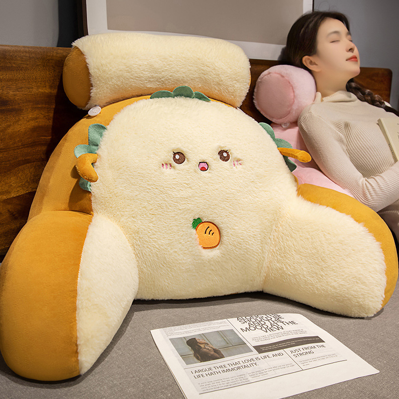 Bingdoudou ベッドサイドクッション ソフトパッケージベッドクッション 大型背もたれクッション 枕 睡眠ソファ 腰保護 ベッドサイド背もたれ|undefined