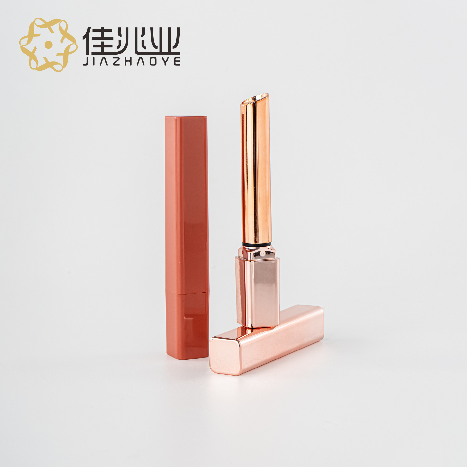 新款细长管口红包装管包材口红管方形 85mm唇膏管卡通方管 A112