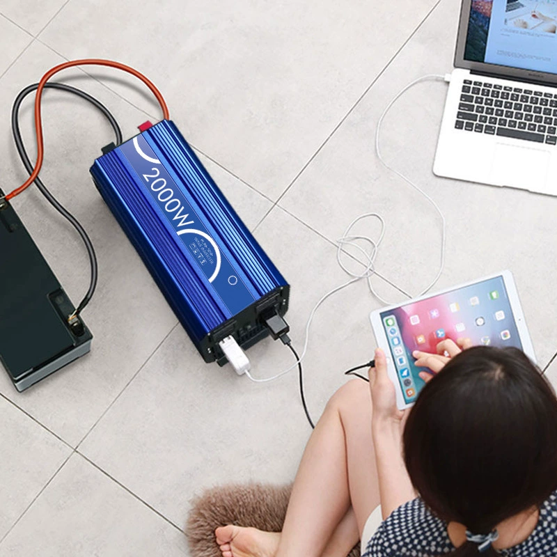 Инвертор 600W1000W12 вращение 220V автомобильный чистый синусоидальный инвертор фотоэлектрический оптом