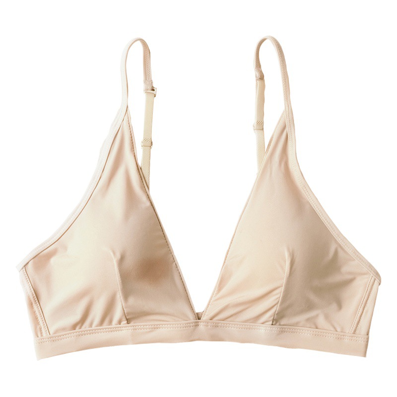 Inalámbrico triángulo taza ropa interior discoteca sexy espalda más tamaño ropa interior francés ropa interior cómoda