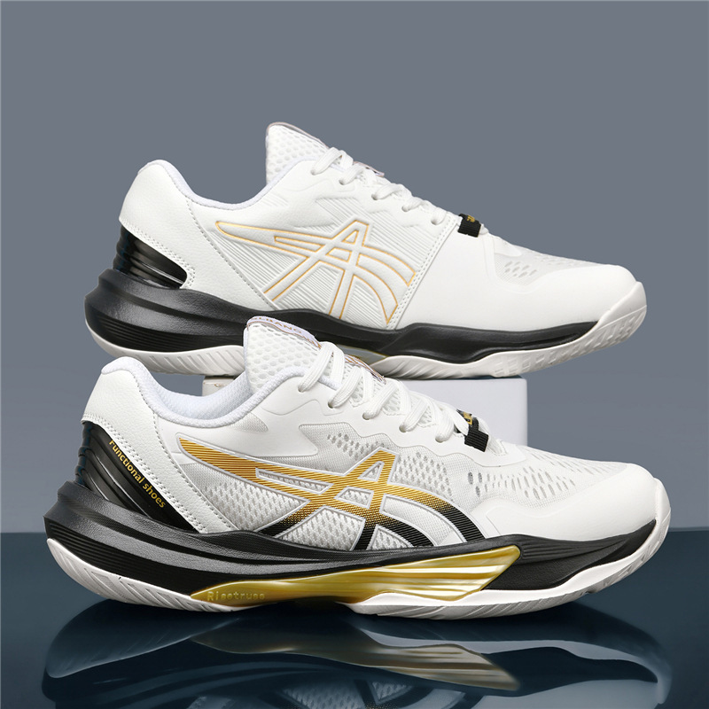 Tennis shoes with breathable mesh for hard courts, Australian Open Djokovac professional training and competition shoes for men and women, shock-absorbing feather volleyball shoes Tennis shoes with breathable mesh for hard courts, Australian Open Djokovac professional training and competition shoes for men and women, shock-absorbing feather volleyball shoes