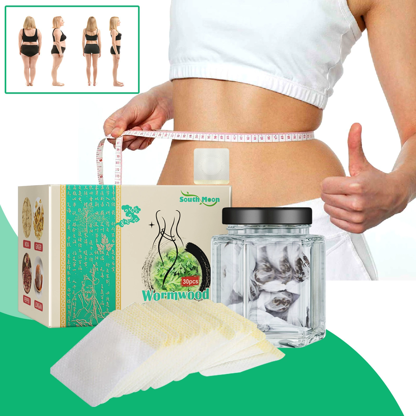 South Moon Ai пупок пластырь для похудения