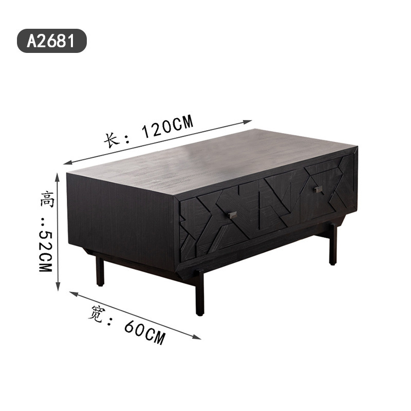 Gabinete de comedor transfronterizo con gabinete de cocina puerta de vidrio contra la pared creativa estantería de piso negro sala de estar mostrador gabinete alto
