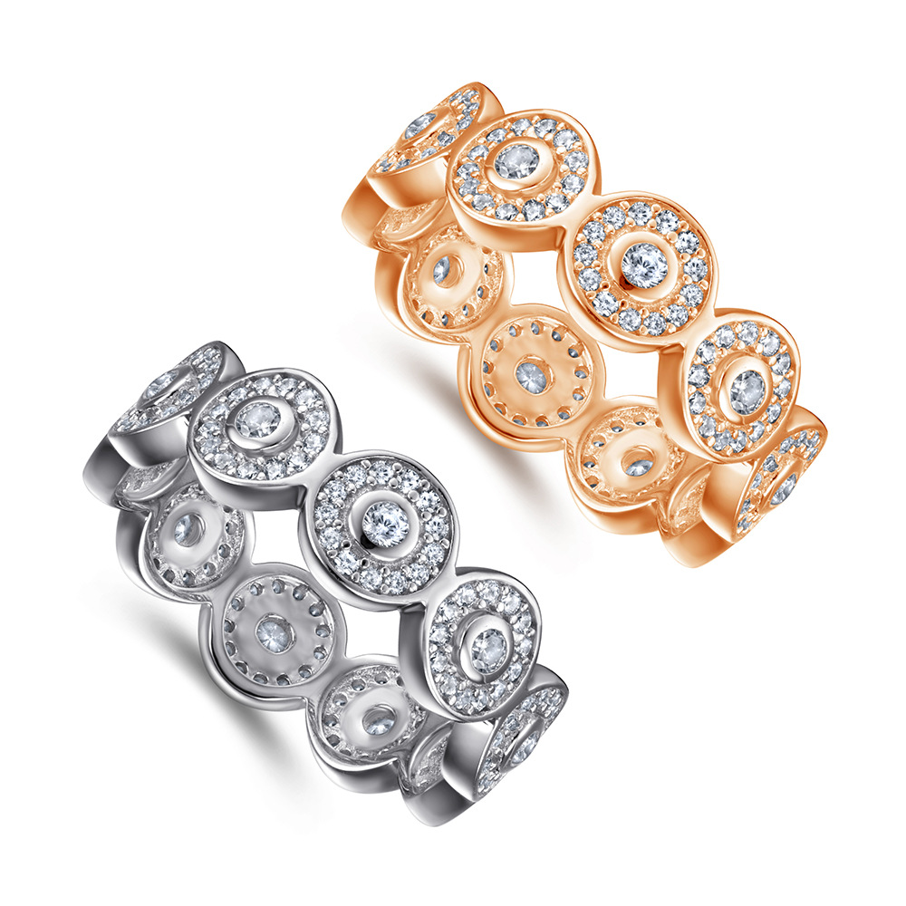 Rings Classification 10, 5 Ring Size 925 Sterling Silver Zircon Geometric Rings 925 Sterling Silver Rings