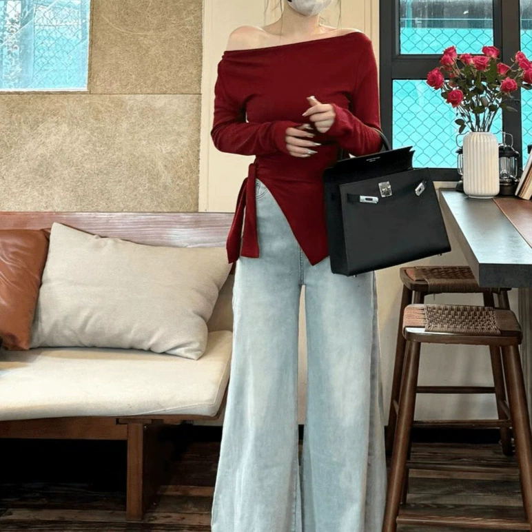 Ранняя осень с длинными рукавами нерегулярно открываются боковые вилки и закрываются талия. Тонкий цвет.