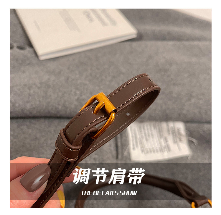 2024 New fashion bags for women, autumn and winter style, simple and fashionable work commute bag, retro single-shoulder underarm bag for women undefined
