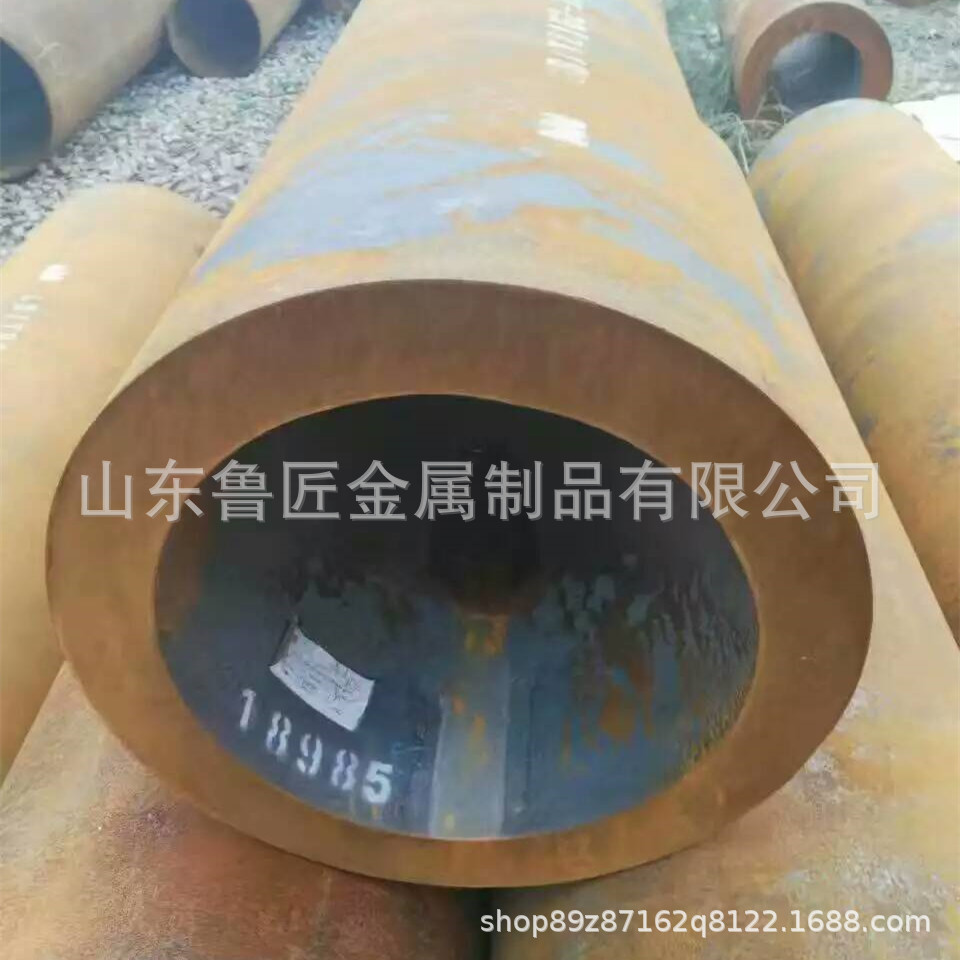 20#无缝管切割 建筑用大口径厚壁管45#厚壁管定尺截断小口径铁管