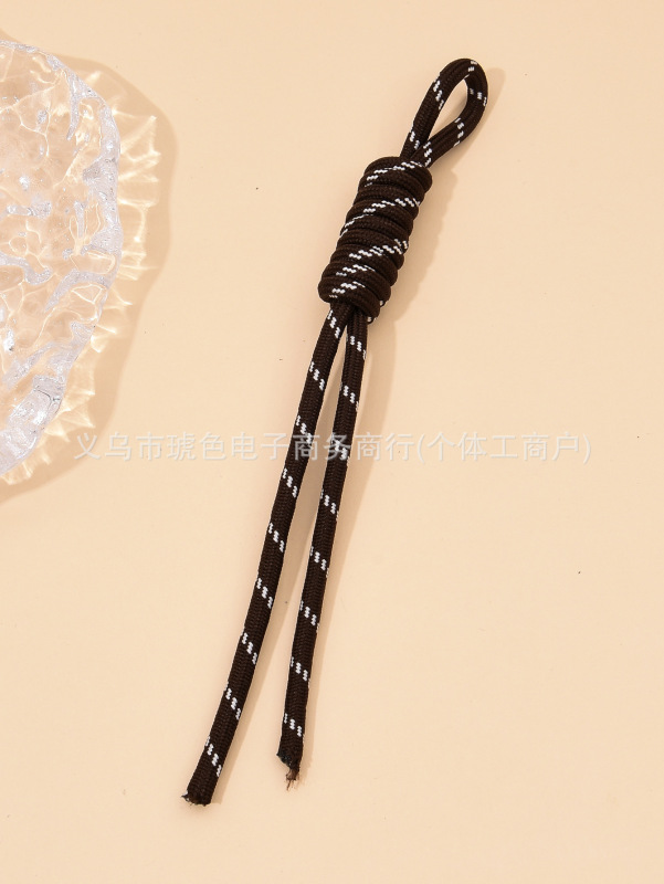 网红miu包包系挂绳时尚手工编织彩色打结细绳手机挂饰钥匙扣挂|undefined
