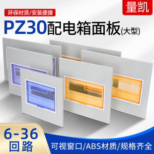 Heightened Distribution Box Meter Box Cover Pz30/12/15/18/20 Circuit Iron Panel Cover Distribution Box Panel