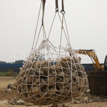 厂家水利工程尼龙抛石网兜 抛石聚丙烯网兜 吊石尼龙网兜