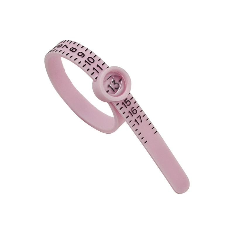 Con anillo de lupa de medición con el anillo suave regla de plástico nos tamaño anillo tamaño filtro anillo regla