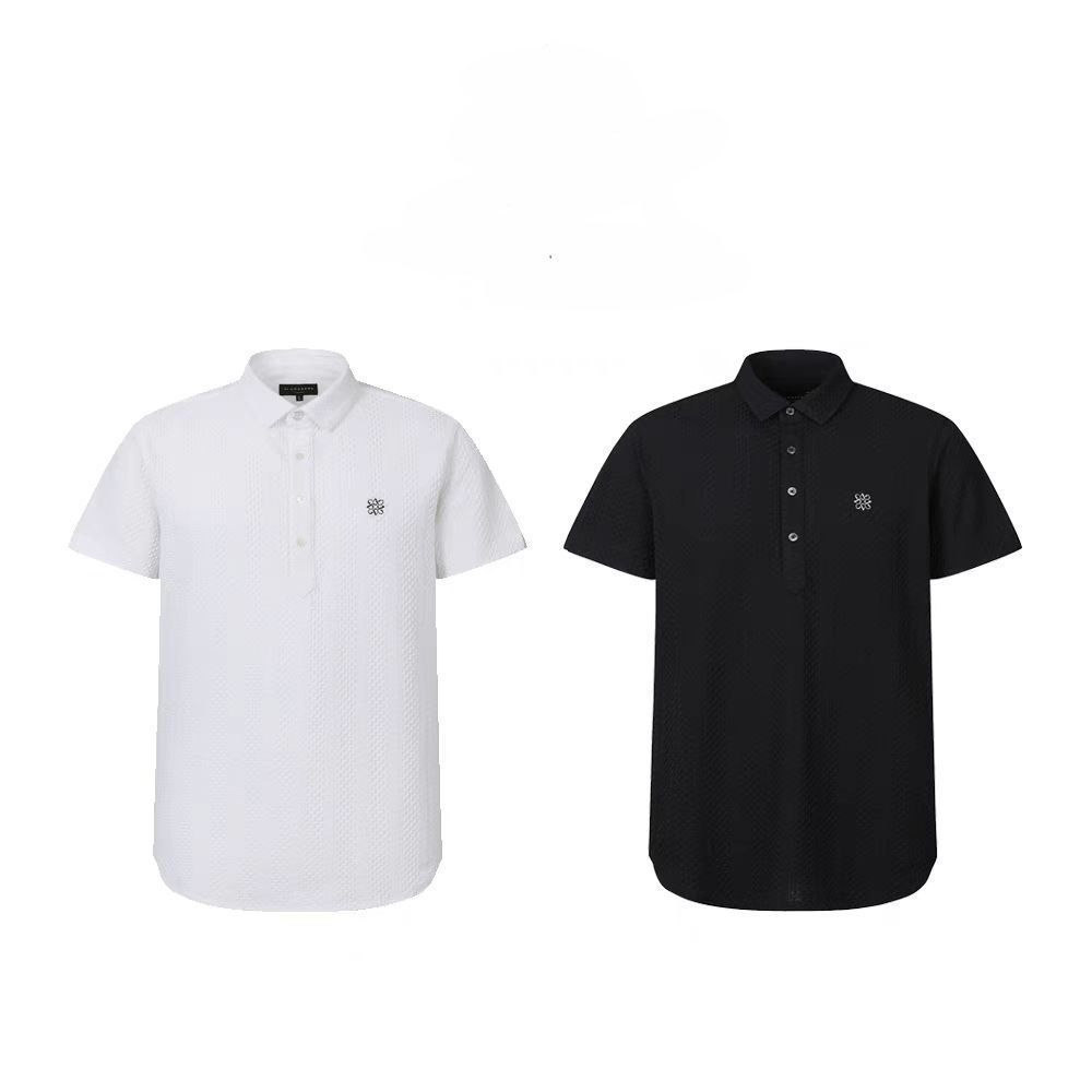 2025 New Summer Korean Golf Clothing Men's Polo Shirt Quick-Drying Casual Breathable Sports Short-Sleeved