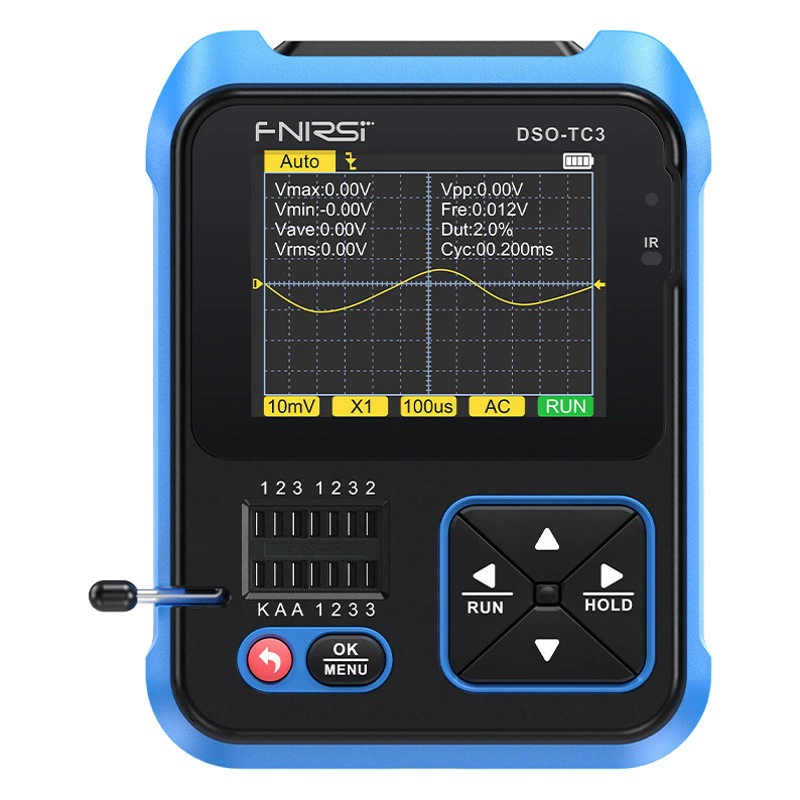 FNIRSI цифровой осциллограф DSO-TC3 транзисторный тестер