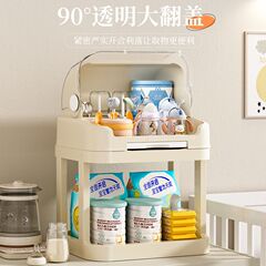 奶瓶置物架宝宝婴儿奶粉餐具收纳箱碗筷沥水喂养台辅食奶瓶收纳盒