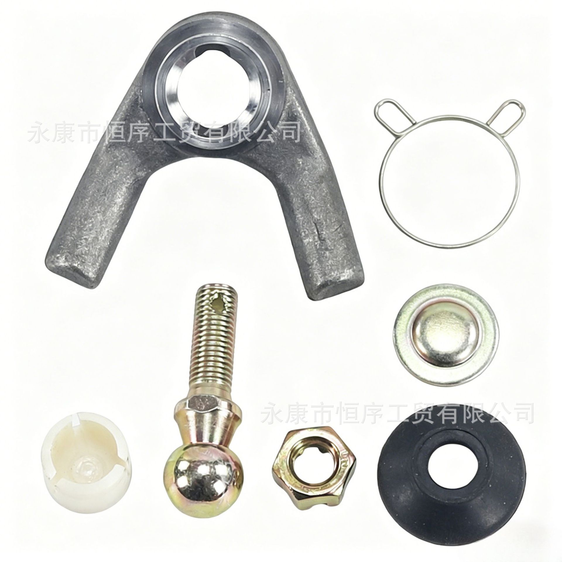 Atv Go-Kart Off-Road Beach Vehicle Lower Anti-Loosening Ball Joint Swing Arm Connection M10 Triangle Ball Joint Custom Modified Vehicle