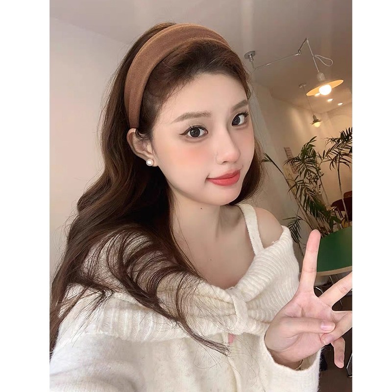 宽边显脸小秋冬发卡发箍女2025新款高颅顶发捆头箍高级感洋气发饰|undefined
