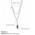 XL887BKS Black Onyx Necklace