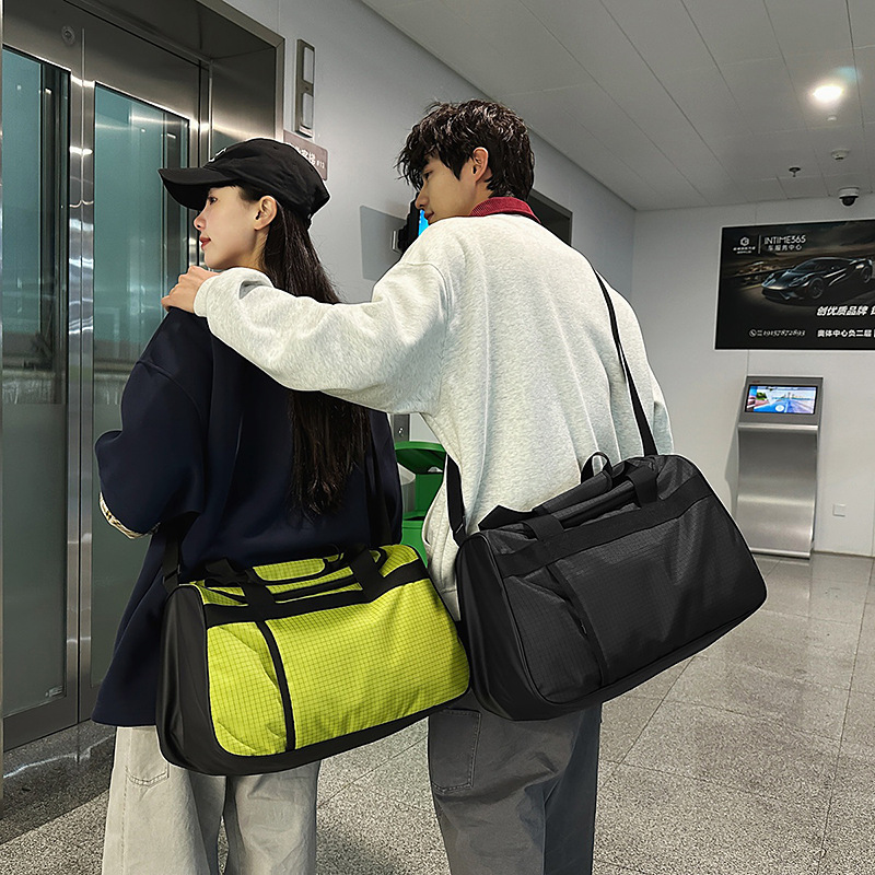 Nueva moda bolsa de fitness separación seca y húmeda bolsa de entrenamiento bolsa de deporte bolsa de viaje bolsa de gran capacidad bolsa de corta distancia