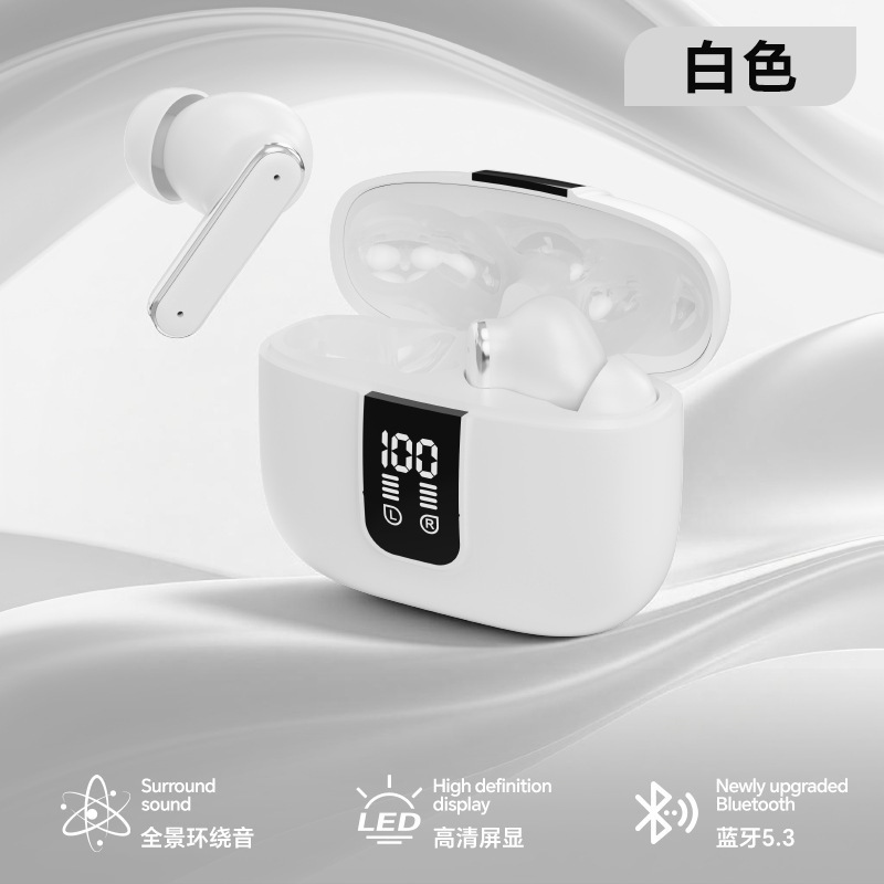 2026 nuevo Q57 auriculares de alta calidad de sonido Bluetooth Q58 verdadero inalámbrico reducción de ruido super larga duración de uso sin dolor con pantalla digital