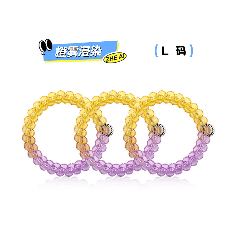这爱电话线发圈 新款简约高级感头绳时尚高弹力无痕发圈现货发绳|undefined