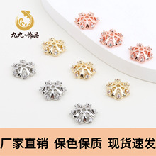 14K������ ѩ��Ƭ��Ʒ��� diy��Ƭ��ñɢ�� �����ֹ��������