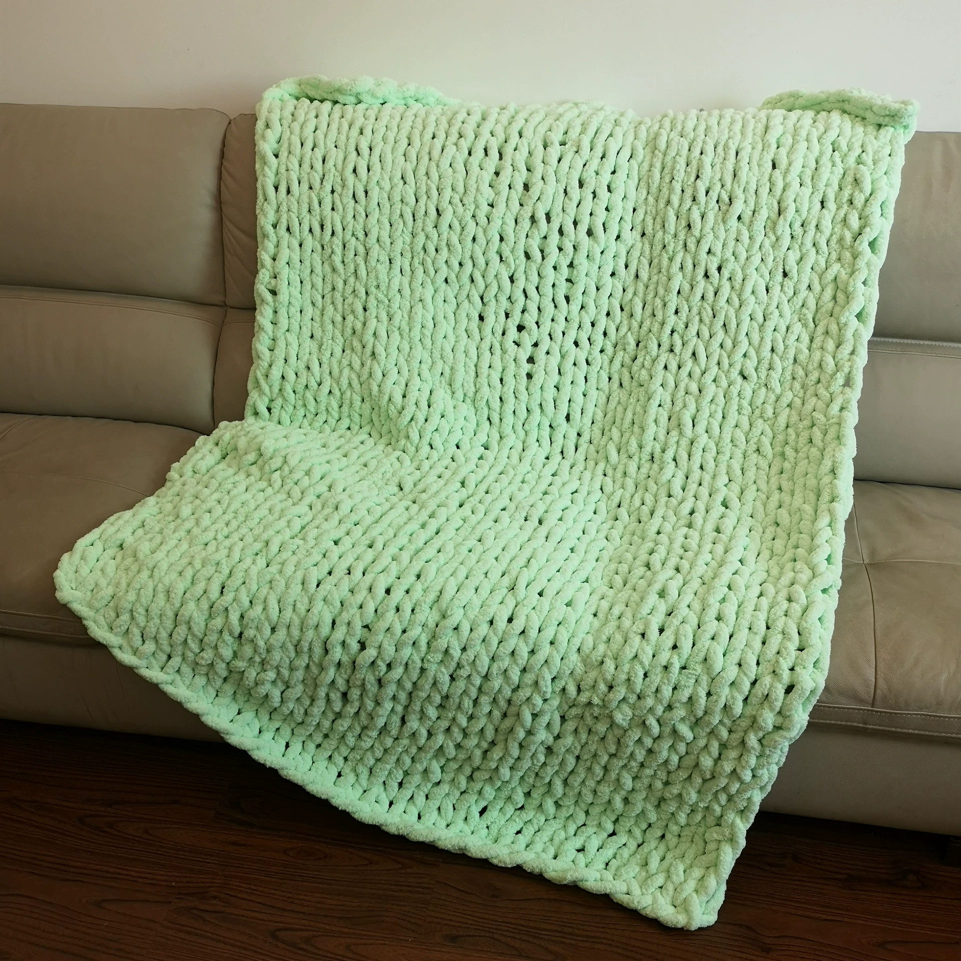 Knitted woven duvet, sofa, DIY, Amazon, wish