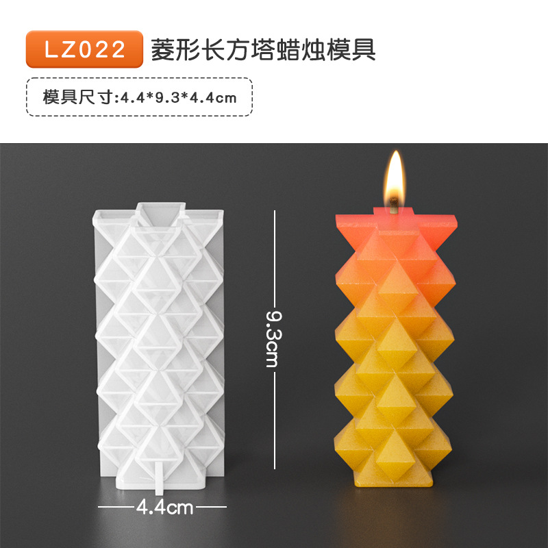 36 epoxi vela molde cristal racimo bola arco Polka Dot cubo vela almacenamiento hecho a mano resina silicona molde