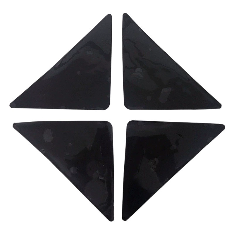 Противоскользящие наклейки для ковров, треугольные резиновые противоскользящие подкладки из полиуретана для домашнего использования, наклейки для ковров, прямые поставки от производителя