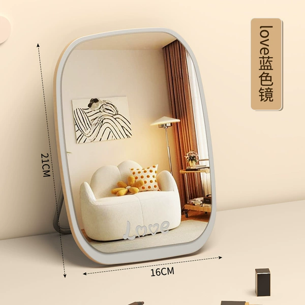 LOVE vertical mirror-blue gray