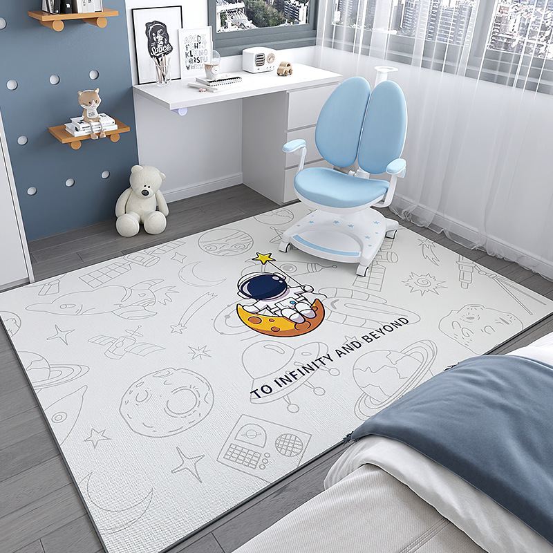 Alfombra infantil silla de computadora estera antideslizante área de lectura escritorio estudio mesa de estudio sala de estar dormitorio colchón junto a la cama image 12