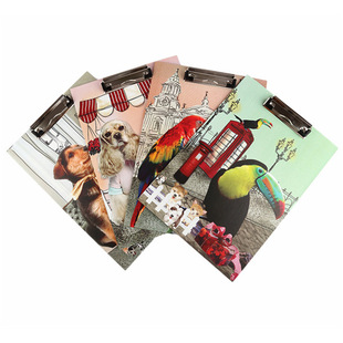 Customizable Hot A4 Single Panel Clip Animal Clip Board Writing Board Folder Large Price Excellent