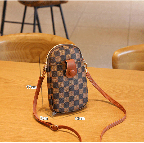 Women's Printed Shoulder Crossbody Mini Mobile Phone Bag_voghion.com