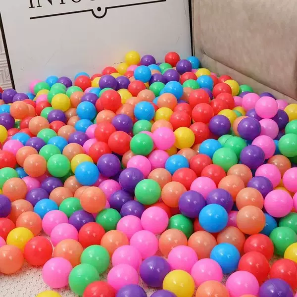 Ocean balls can be chewed on; Manjia Bear Bobo ball toy is thick, safe, and non-toxic, suitable for children's bathing and play